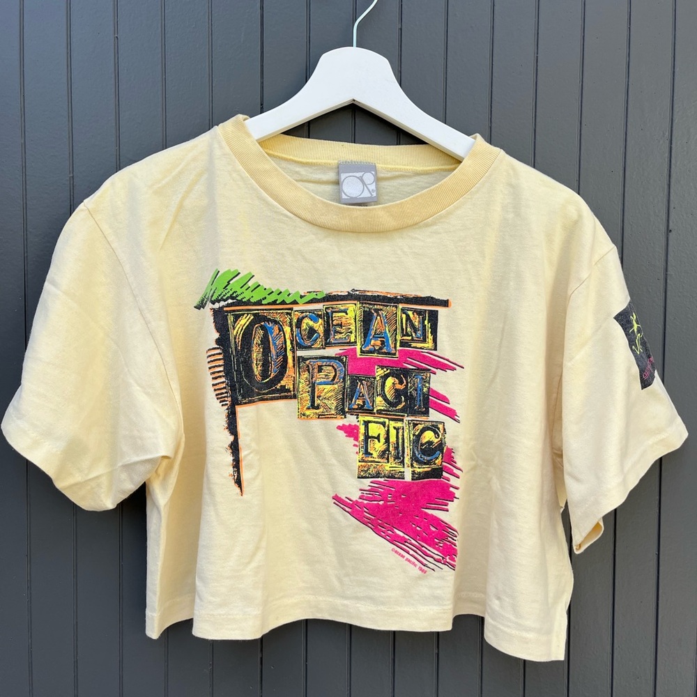 Vintage 1980’s OP Cropped Tee